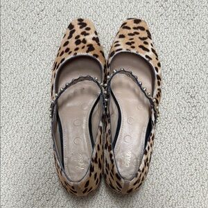 Boden Pearl Strap Ballerina Flats